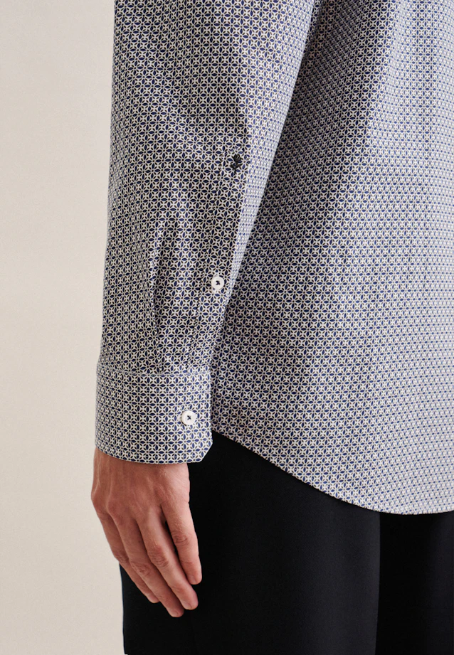 Regular Chemise d'affaires Imprimé in Vert |  Seidensticker Onlineshop