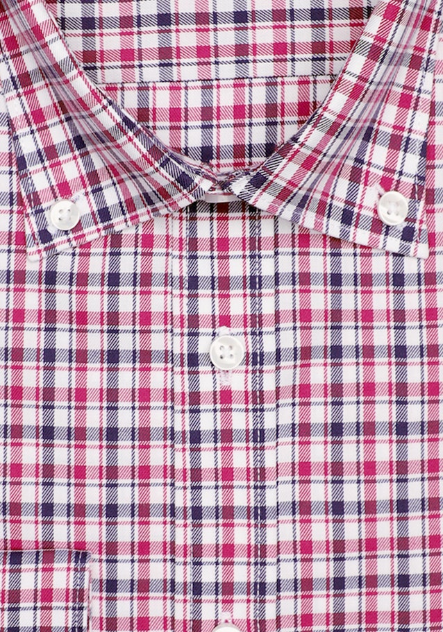 Non-iron Twill Business Shirt in Regular with Button-Down-Collar in Pink |  Seidensticker Onlineshop