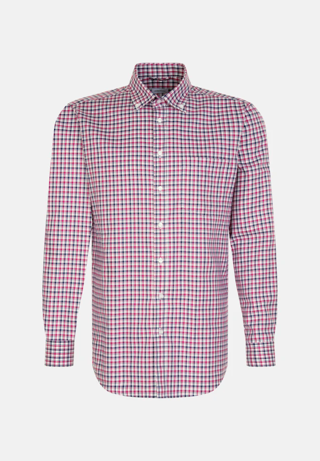 Regular Business Hemd Karo in Rosa/Pink |  Seidensticker Onlineshop
