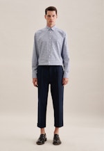 Non-iron Twill Business overhemd in Regular with Button-Down-Kraag in Lichtblauw |  Seidensticker Onlineshop