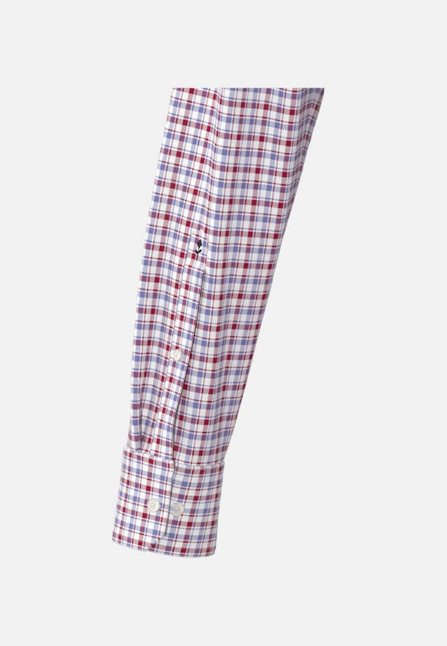 Bügelfreies Twill Business Hemd in Regular mit Button-Down-Kragen in Rot | Seidensticker Onlineshop