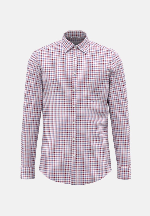 Bügelfreies Twill Business Hemd in Regular mit Button-Down-Kragen in Rot |  Seidensticker Onlineshop