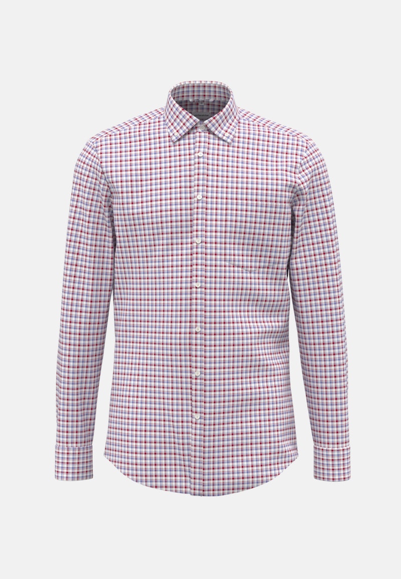 Non-iron Twill Business Shirt in Regular with Button-Down-Collar