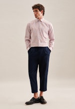 Non-iron Twill Business overhemd in Regular with Button-Down-Kraag in Oranje |  Seidensticker Onlineshop