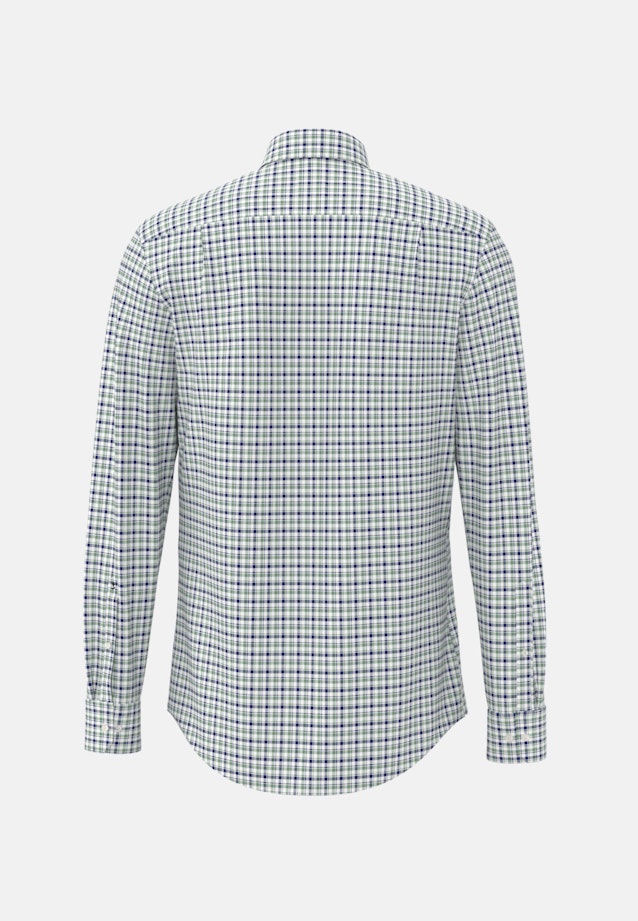 Non-iron Twill Business overhemd in Regular with Button-Down-Kraag in Groen | Seidensticker Onlineshop