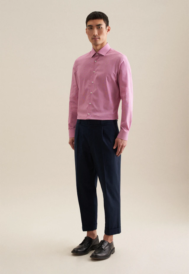 Shaped Chemise d'affaires Uni in Rose Fuchsia |  Seidensticker Onlineshop