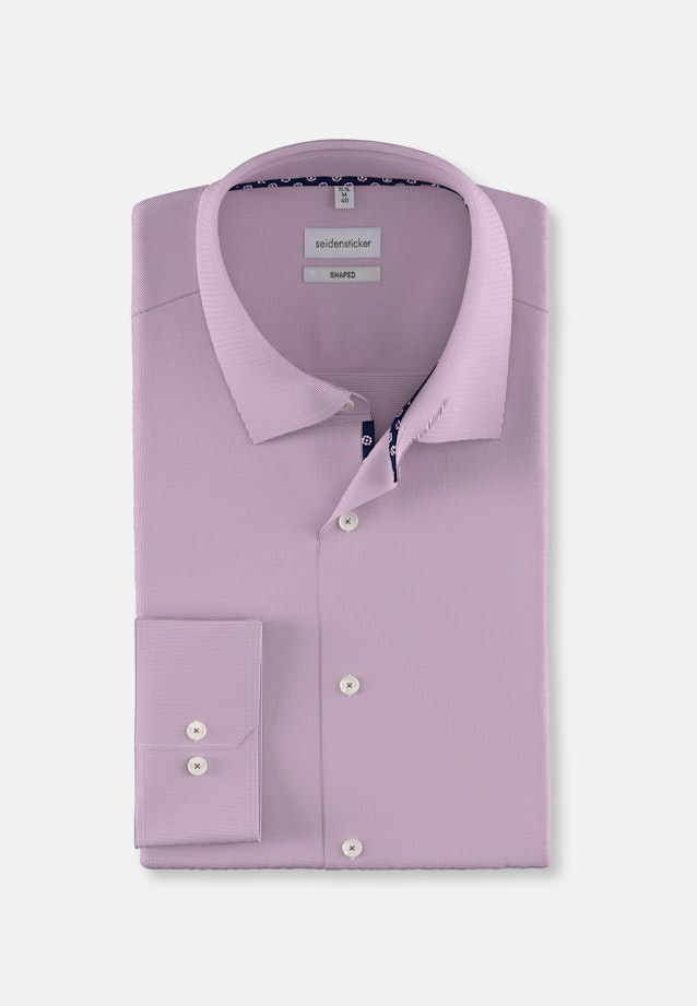 Shaped Business Hemd Uni in Rosa/Pink |  Seidensticker Onlineshop