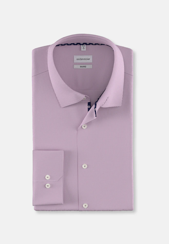 Shaped Chemise d'affaires Uni dans Rose Fuchsia | Boutique en ligne Seidensticker