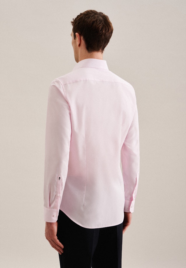 Shaped Business Hemd Uni in Rosa/Pink |  Seidensticker Onlineshop