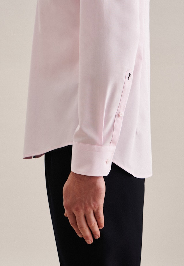 Shaped Business Hemd Uni in Rosa/Pink |  Seidensticker Onlineshop
