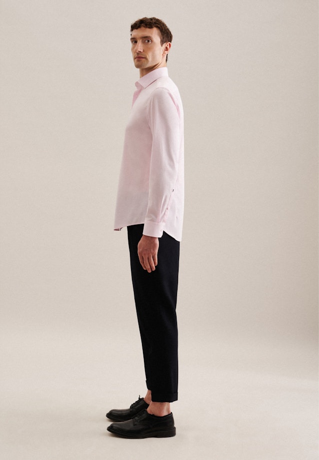 Shaped Business Hemd Uni in Rosa/Pink |  Seidensticker Onlineshop