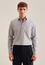 Shaped Business shirt Uni in Grey |  Seidensticker Onlineshop