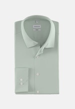 Chemise Business Shaped Structuré Col Kent in Vert |  Seidensticker Onlineshop