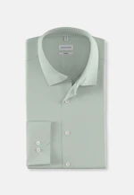 Shaped Business shirt Uni in Green |  Seidensticker Onlineshop
