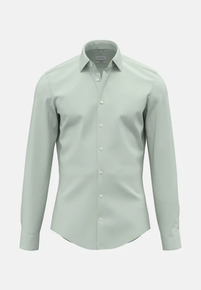 Shaped Chemise d'affaires Uni in Vert |  Seidensticker Onlineshop