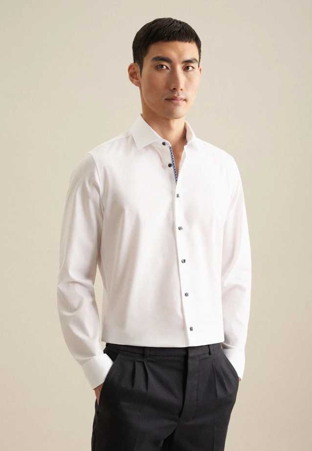 Shaped Chemise d'affaires Uni in Blanc |  Seidensticker Onlineshop
