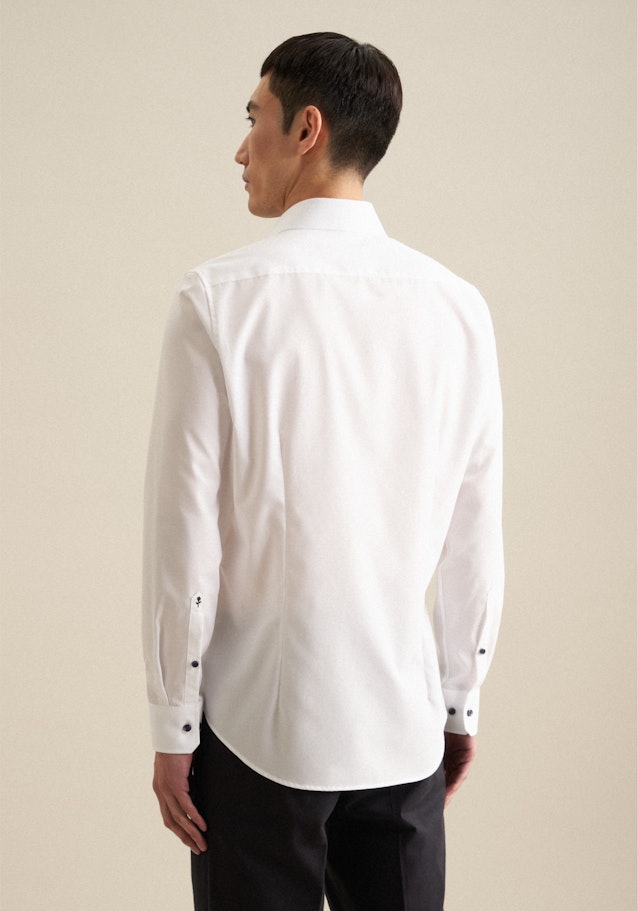 Shaped Business Hemd Uni in Weiß | Seidensticker Onlineshop