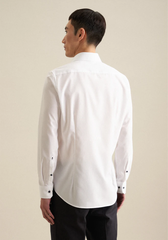 Shaped Business Hemd Uni in Weiß | Seidensticker Onlineshop