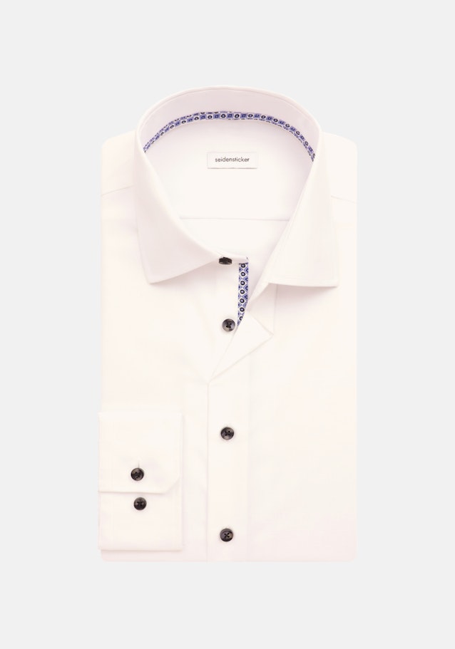 Shaped Business Hemd Uni in Weiß | Seidensticker Onlineshop