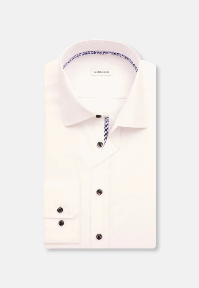 Shaped Chemise d'affaires Uni dans Blanc | Boutique en ligne Seidensticker