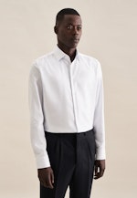 Non-iron Structure Business Shirt in Slim with Kent-Collar in Light Blue |  Seidensticker Onlineshop