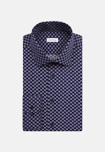 Chemise Business Slim Popeline Col Kent in Bleu Moyen |  Seidensticker Onlineshop