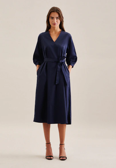 Robe Uni in Bleu Foncé |  Seidensticker Onlineshop