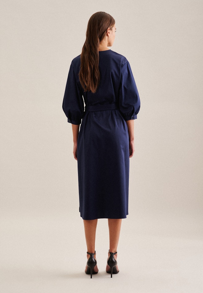 V-Neck Dress in Dark Blue | Seidensticker online shop