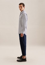 Regular Business shirt Stripe in Medium Blue |  Seidensticker Onlineshop