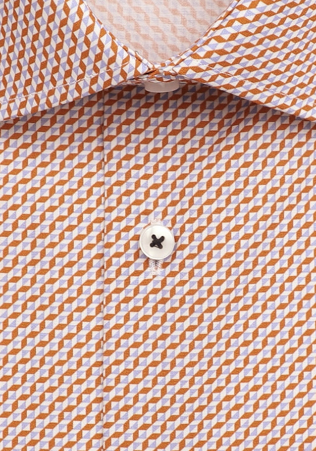 Popeline Business Hemd in Slim mit Kentkragen in Orange |  Seidensticker Onlineshop