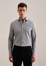 Shaped Business shirt Print in Green |  Seidensticker Onlineshop