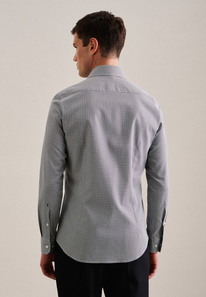 Business Shirt in Shaped with Kent-Collar in Green | Seidensticker online shop