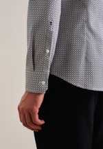 Shaped Business shirt Print in Green |  Seidensticker Onlineshop