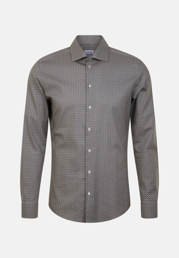 Shaped Business shirt Print in Green |  Seidensticker Onlineshop