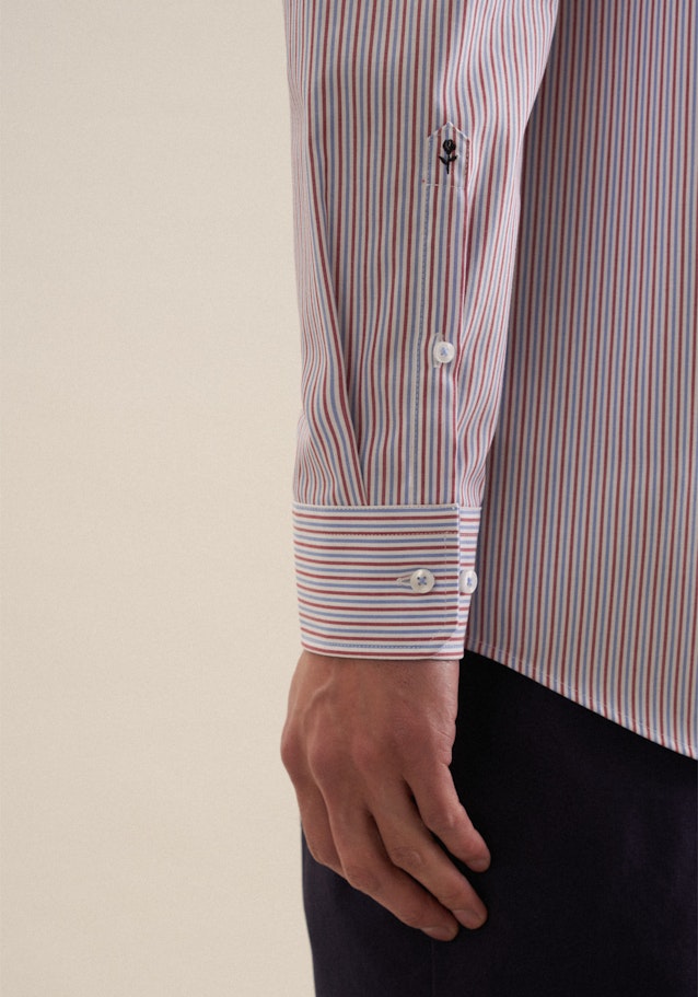 Non-iron Poplin Business Shirt in Regular with Kent-Collar in Red |  Seidensticker Onlineshop