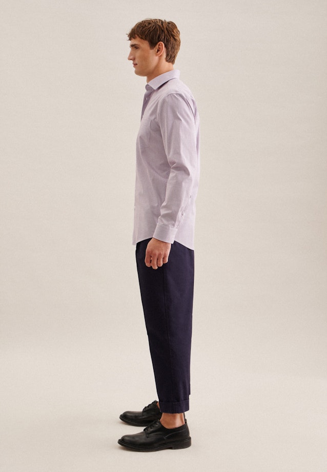 Regular Chemise d'affaires carreaux in Rouge |  Seidensticker Onlineshop