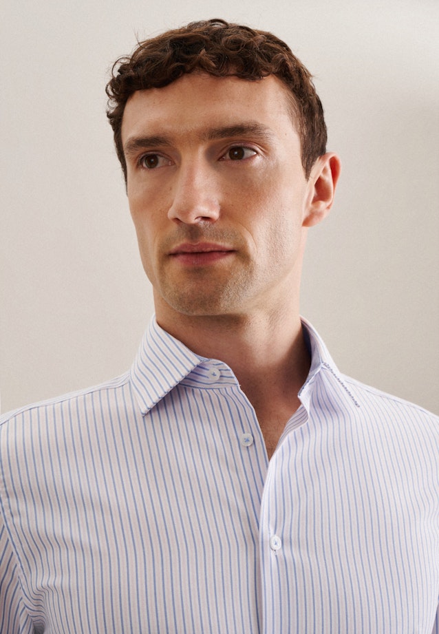 Shaped Business Hemd Streifen in Rosa/Pink |  Seidensticker Onlineshop