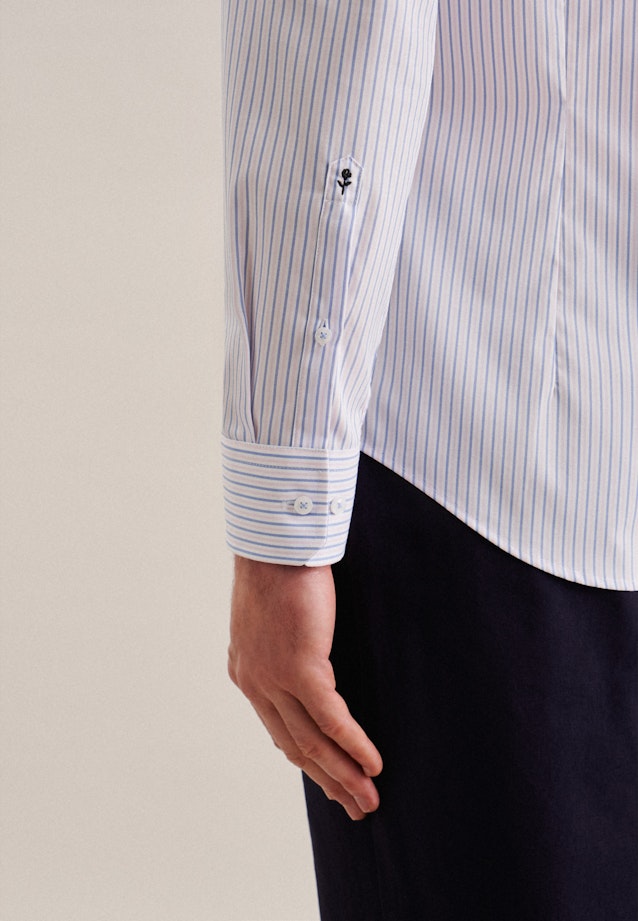 Shaped Business Hemd Streifen in Rosa/Pink |  Seidensticker Onlineshop