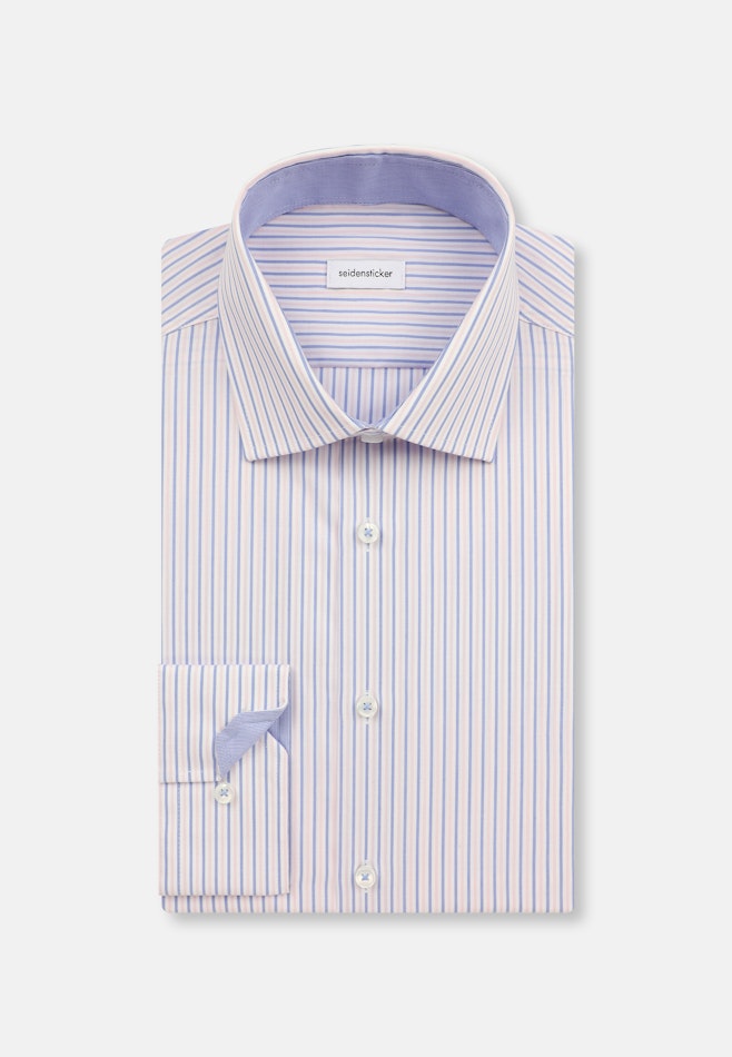 Shaped Business Hemd Streifen in Rosa/Pink | Seidensticker Onlineshop