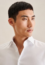 Slim Business Hemd Streifen in Mittelblau |  Seidensticker Onlineshop