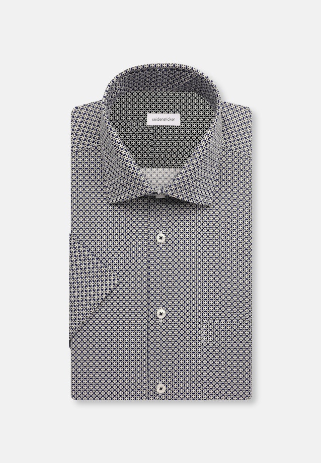 Regular Business shirt Print in Green |  Seidensticker Onlineshop