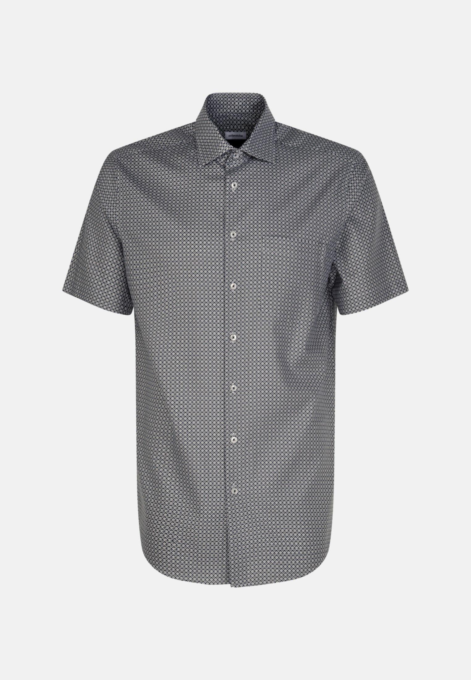 Men Non-iron Twill Short sleeve Business Shirt in Regular