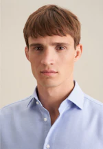 Regular Business shirt Structure in Light Blue |  Seidensticker Onlineshop