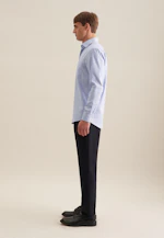 Regular Business shirt Structure in Light Blue |  Seidensticker Onlineshop
