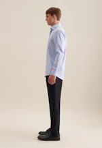 Regular Business shirt Structure in Light Blue |  Seidensticker Onlineshop