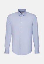 Regular Business shirt Structure in Light Blue |  Seidensticker Onlineshop
