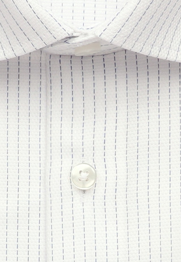 Shaped Business Hemd Streifen in Mittelblau |  Seidensticker Onlineshop