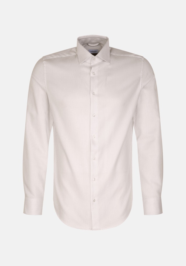 Non-iron Structure Business Shirt in Shaped with Kent-Collar in Medium Blue |  Seidensticker Onlineshop