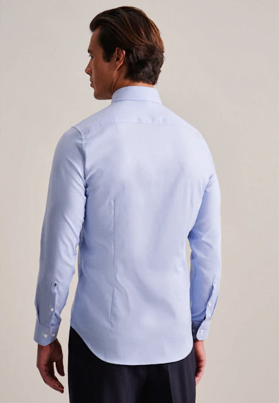 Slim Business shirt Structure in Light Blue |  Seidensticker Onlineshop