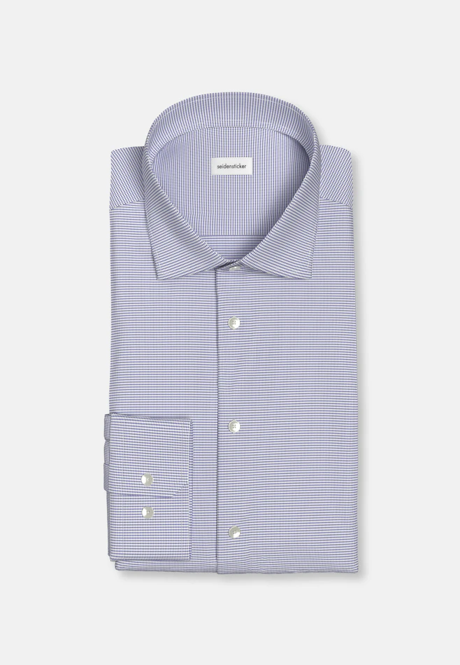 Slim Chemise d'affaires Structure dans Bleu Moyen | Boutique en ligne Seidensticker